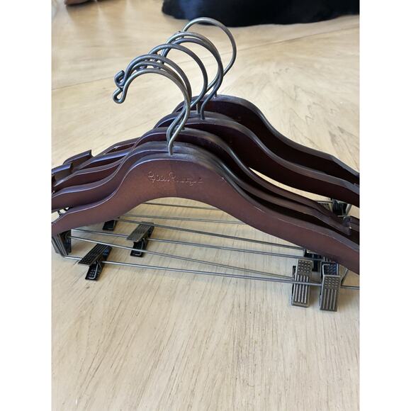 7 Lilly Pulitzer Clothes Hangers brown clip pants shorts dress skirt RARE lot 7 - Picture 10 of 10